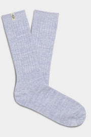 UGG® Rib Knit Slouchy Crew Sock Icelandic Blue