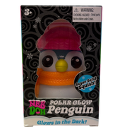 Squishmas Polar Glow Penguin - Pink