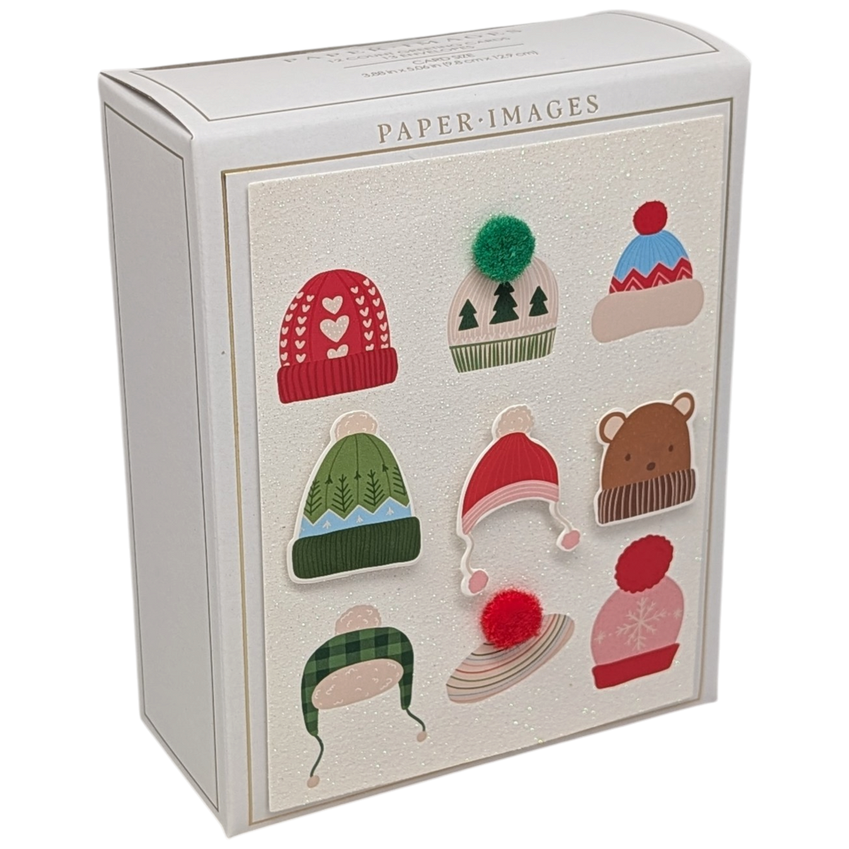 Handmade Greetings Boxed Cards - Winter Hats