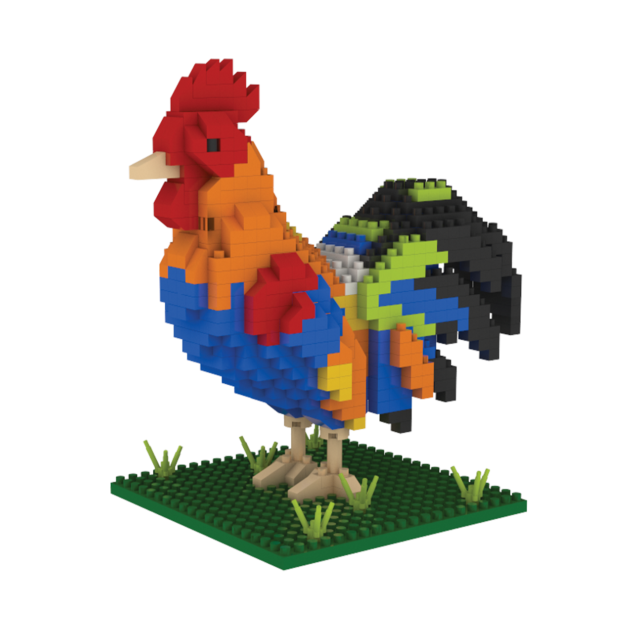 Mini Building Blocks - Farm Series - Rooster