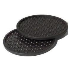 Coasters - Silicone Black Set of 4 by Homeportonline