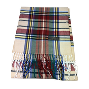 Mulit Color Plaid Cashmere Scarf