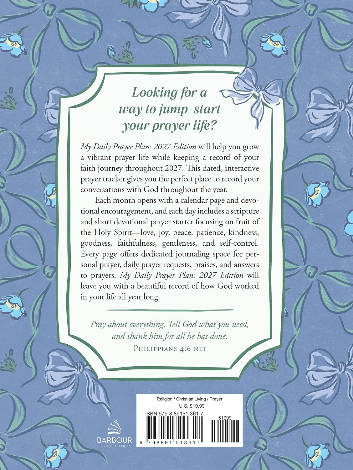 My Daily Prayer Plan 2027 Edition