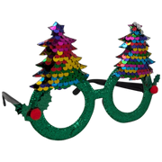 Sequin Christmas Tree Novelty Party Glasses
