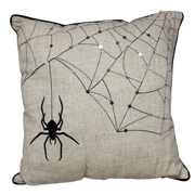 Spooky Spider Web Pillow