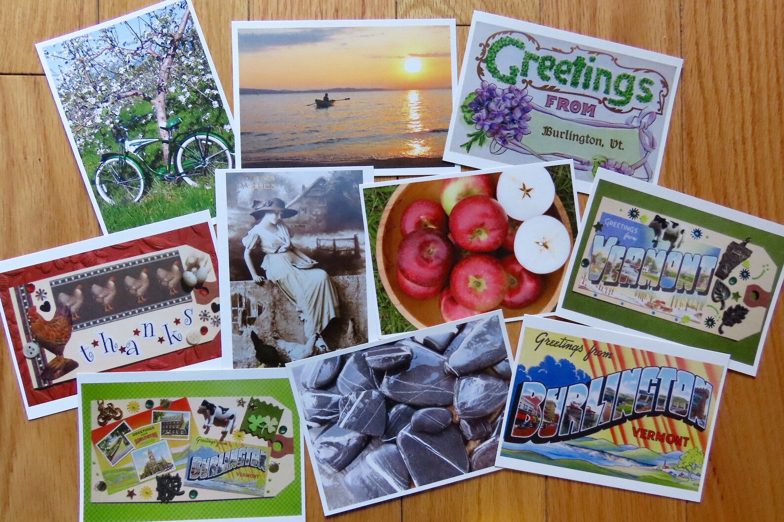 Greeting Cards, 10 Vermont greeting cards in each set - Vermont Seasons