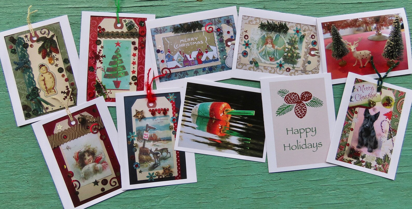 Greeting Cards, 10 Vermont greeting cards in each set - Christmas