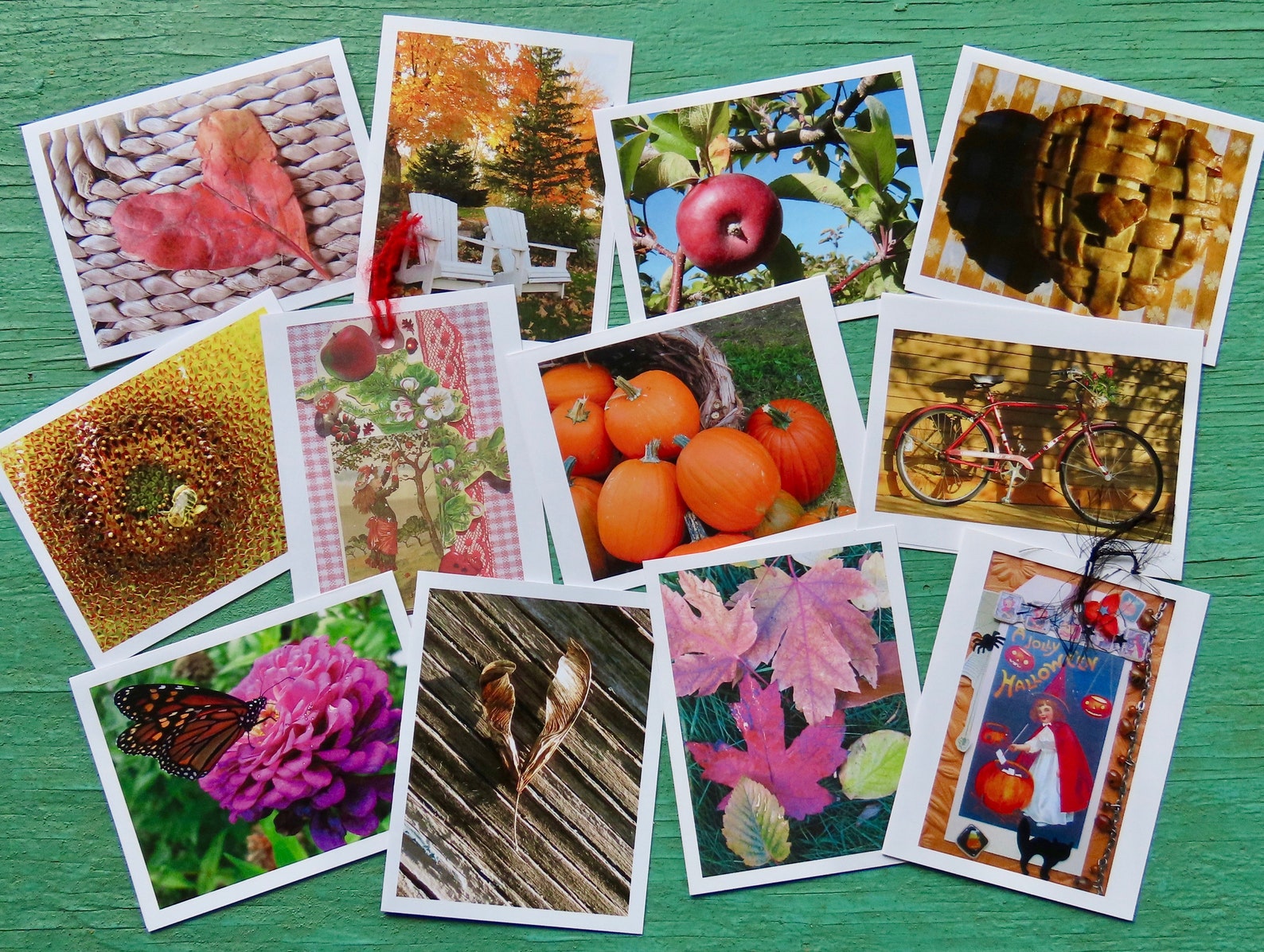 Greeting Cards, 10 Vermont greeting cards in each set - Autumn