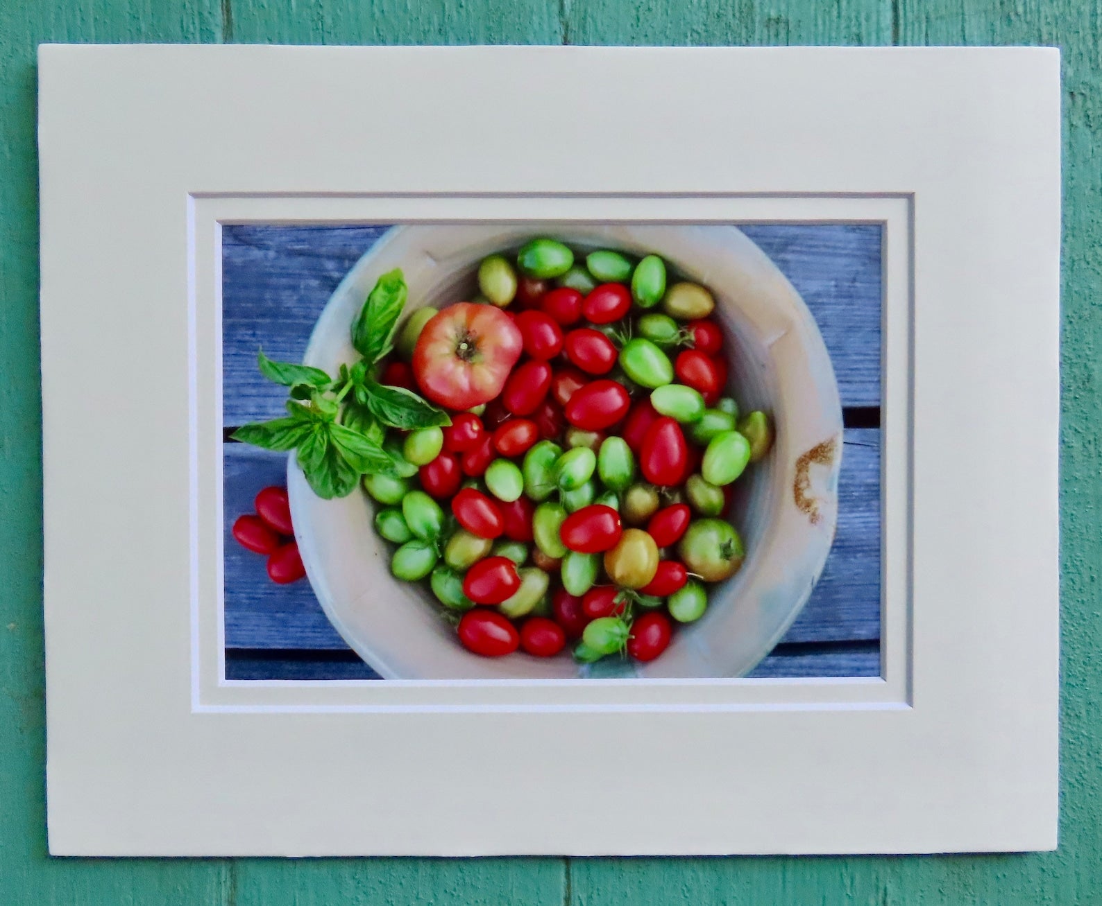 Matted Photos - Summer Tomatoes