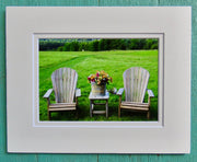 Matted Photos - Adirondack Chairs