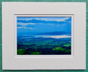 Matted Photos - View from Mt. Philo VT
