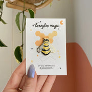 Galaxy Honey Bee Enamel Pin