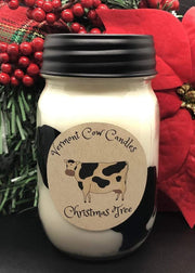 Vermont Cow Candles: Christmas Tree 16oz by SidePony Boutique