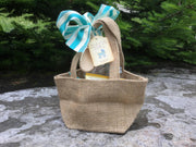 Pamper Me Spa Set with Mineral Bath, Soap, Candle and Tea -Artisan Soap and Bath Salts-Weddings-Bridal-Baby Showers-Belle Savon Vermont by Belle Savon Vermont