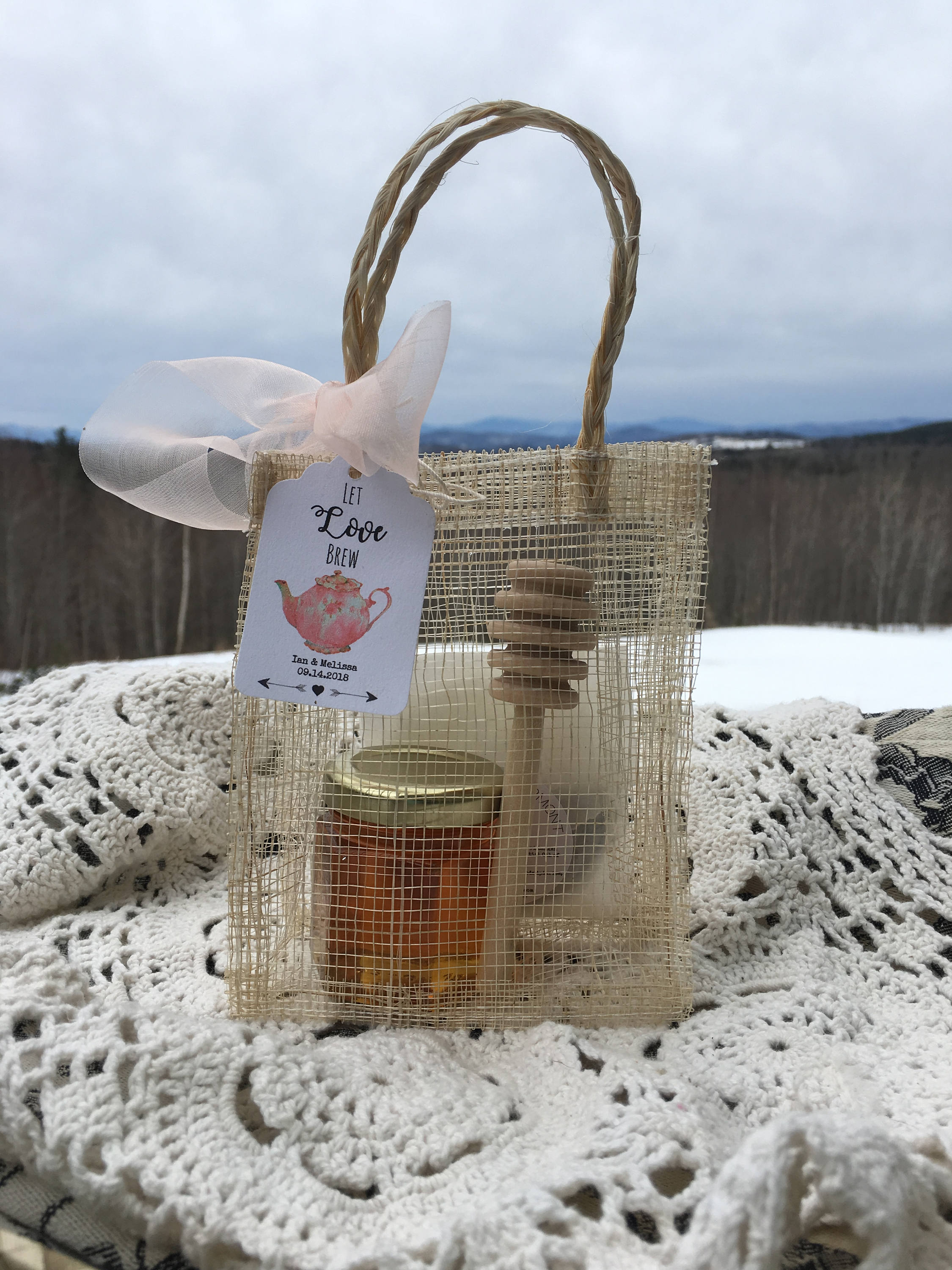 Tea Party Favor - Tea and Honey - Bridal Tea - Baby Shower Tea - Belle Savon Vermont by Belle Savon Vermont