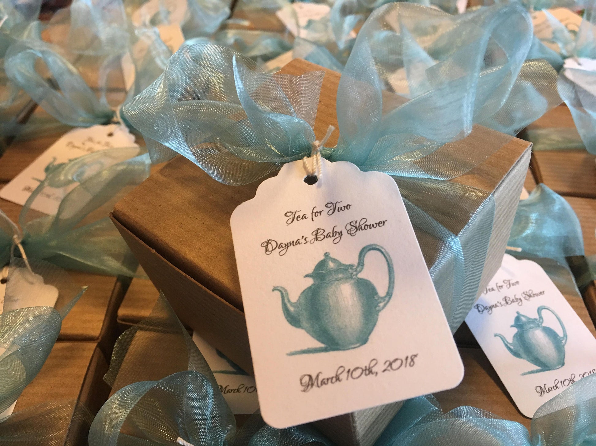 Tea Party Favor-Organic Sugar & Tea -Single Set - Wedding-Bridal Shower-Baby Shower-Belle Savon Vermont by Belle Savon Vermont