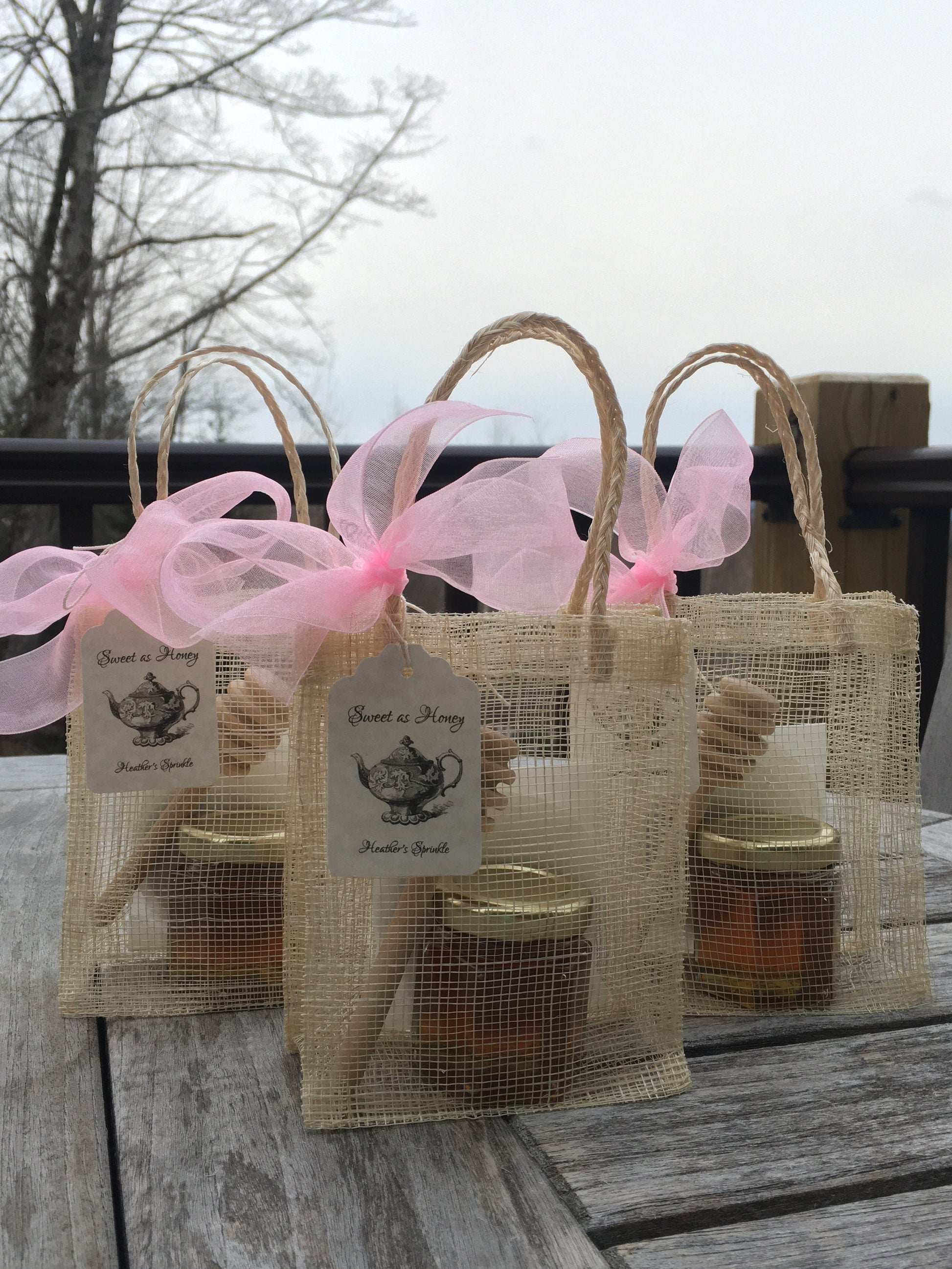 Tea Party Favor - Tea and Honey - Bridal Tea - Baby Shower Tea - Belle Savon Vermont by Belle Savon Vermont