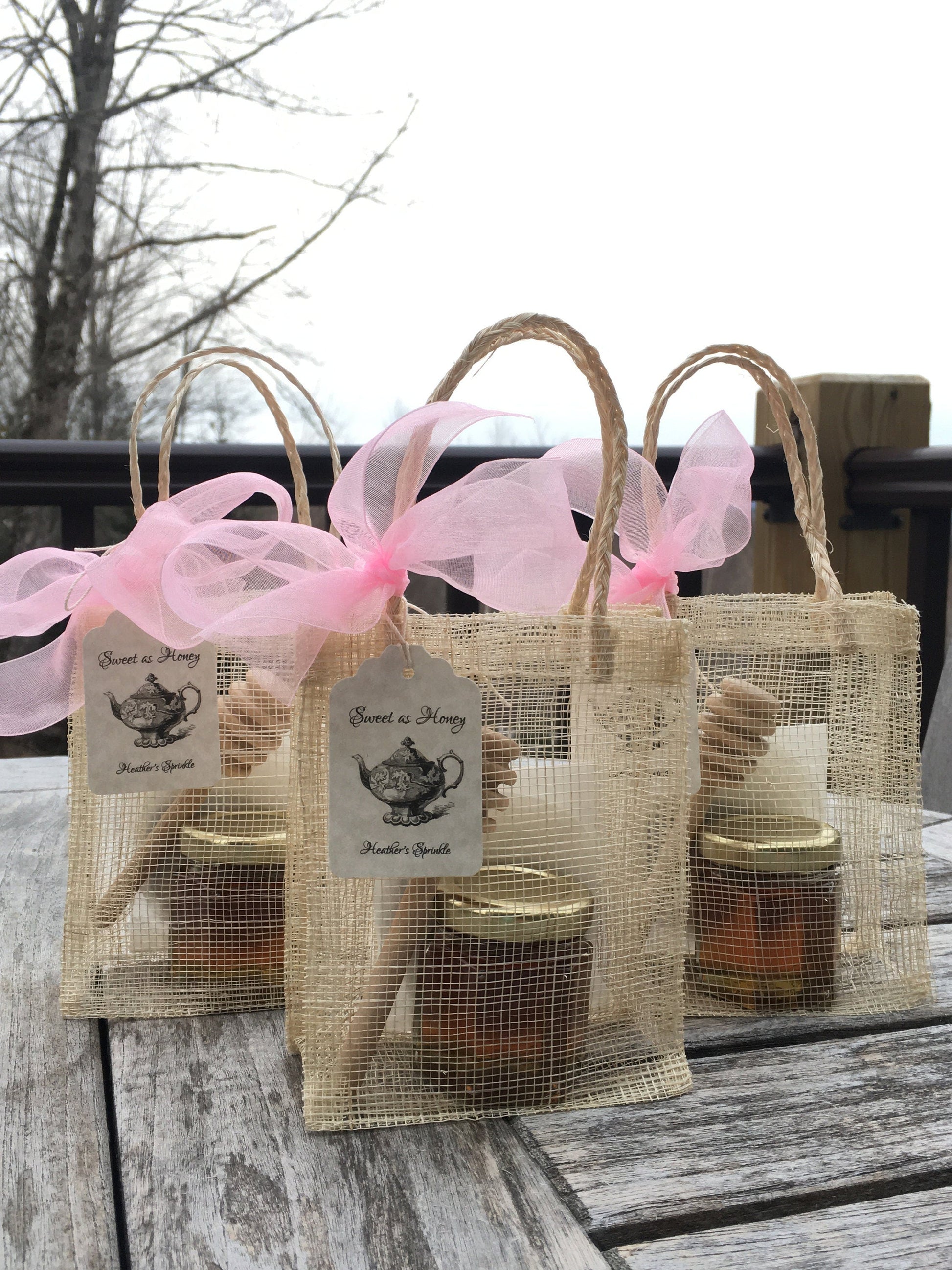 Tea Party Favor - Tea and Honey - Bridal Tea - Baby Shower Tea - Belle Savon Vermont by Belle Savon Vermont