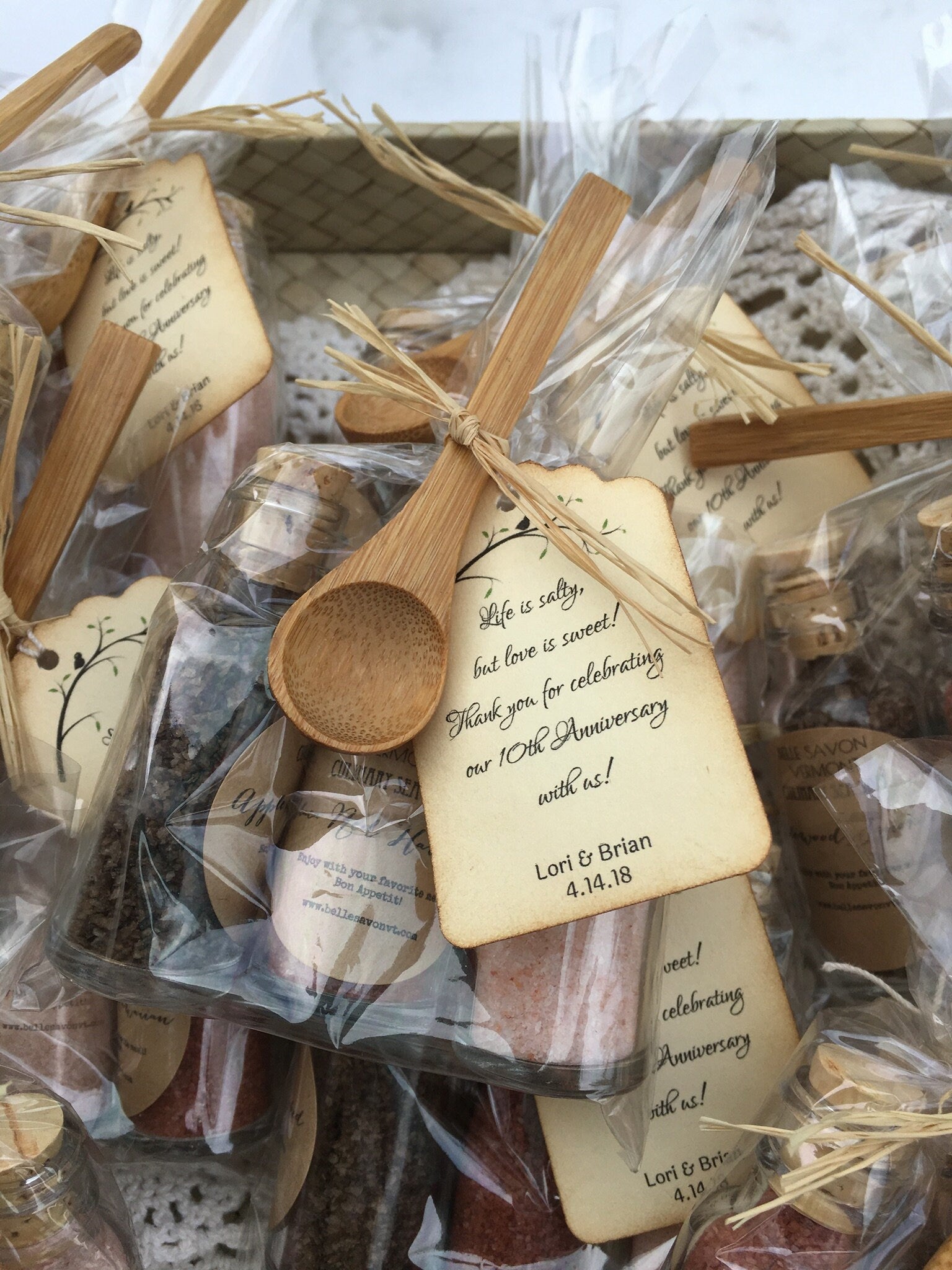 Culinary Salt Favor-A Voyage of Salts-Weddings-Bridal-Baby-Showers-Place Card Favors -Save the Date by Belle Savon Vermont
