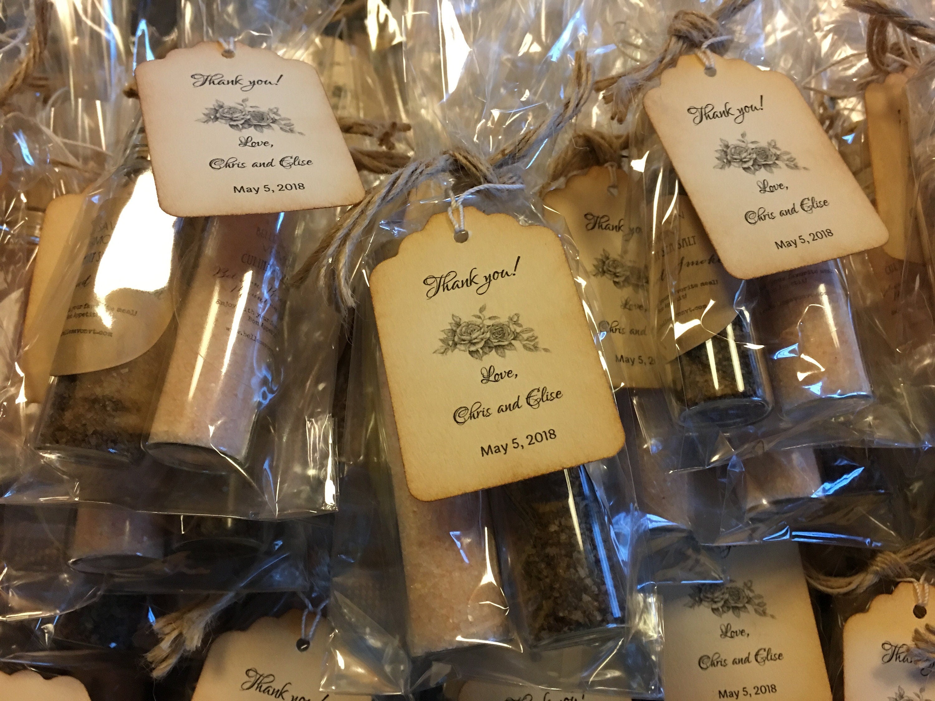 Culinary Salt Favor-A Voyage of Salts-Weddings-Bridal-Baby-Showers-Place Card Favors -Save the Date by Belle Savon Vermont