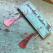 Copper Taper Earrings by jenkahnjewelry