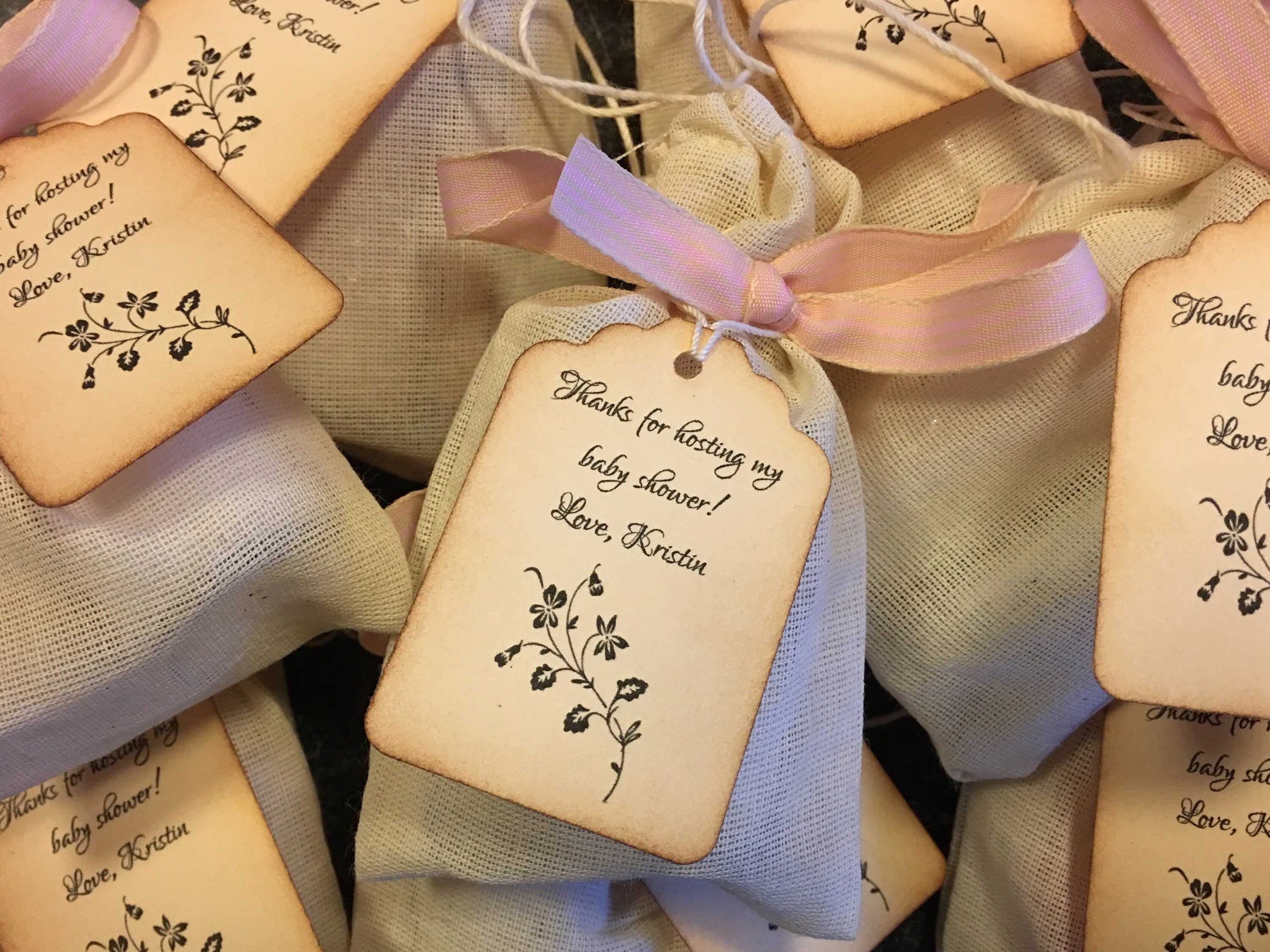 French Lavender Sachets with Letterpress Hangtag-Favors-Gifts-Home Care- Belle Savon Vermont by Belle Savon Vermont