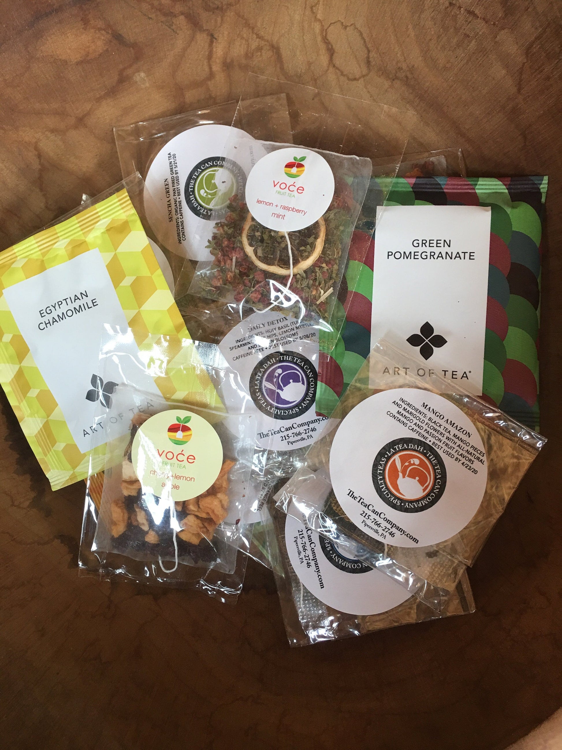 Tea Party Favor-Two Organic Teas in a Muslin Bag with Ribbons-Wedding-Bridal Shower-Baby Shower-Belle Savon Vermont by Belle Savon Vermont