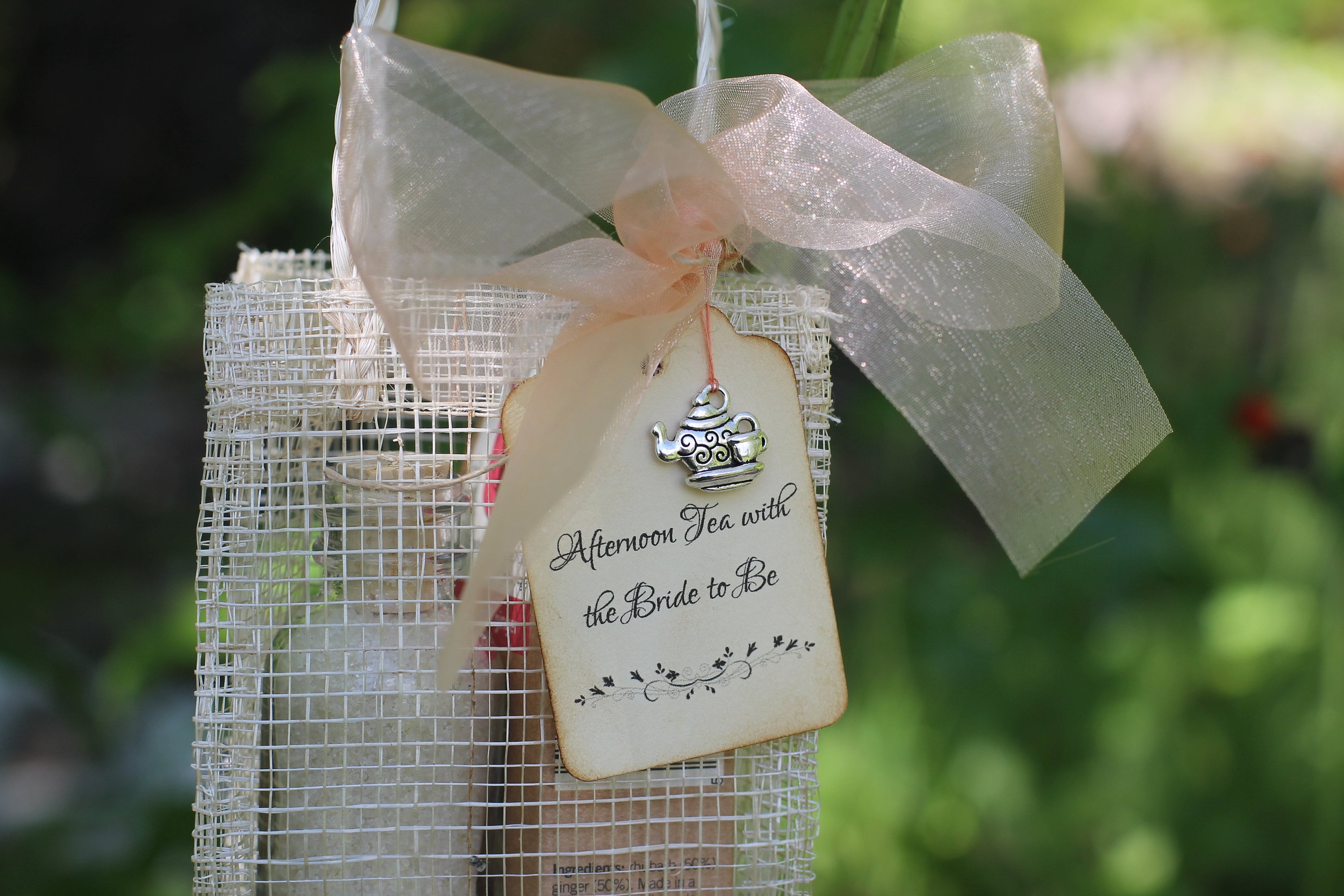 Tea Party Favor with Charm - Tea Party Bridal Shower-Tea Party Baby Shower - Afternoon Tea- Shower-Baby Shower-Belle Savon Vermont by Belle Savon Vermont