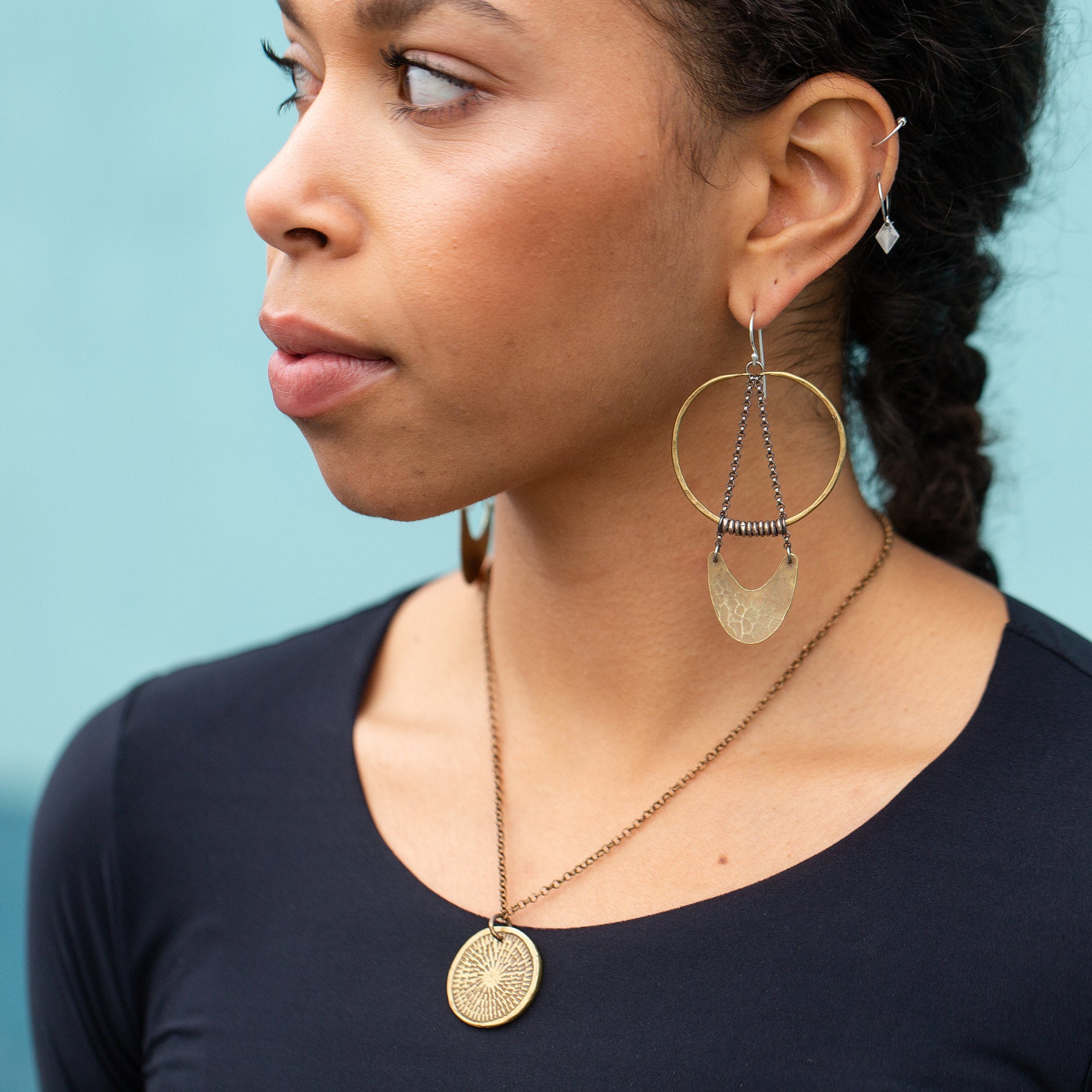 Warrior Earrings by jenkahnjewelry