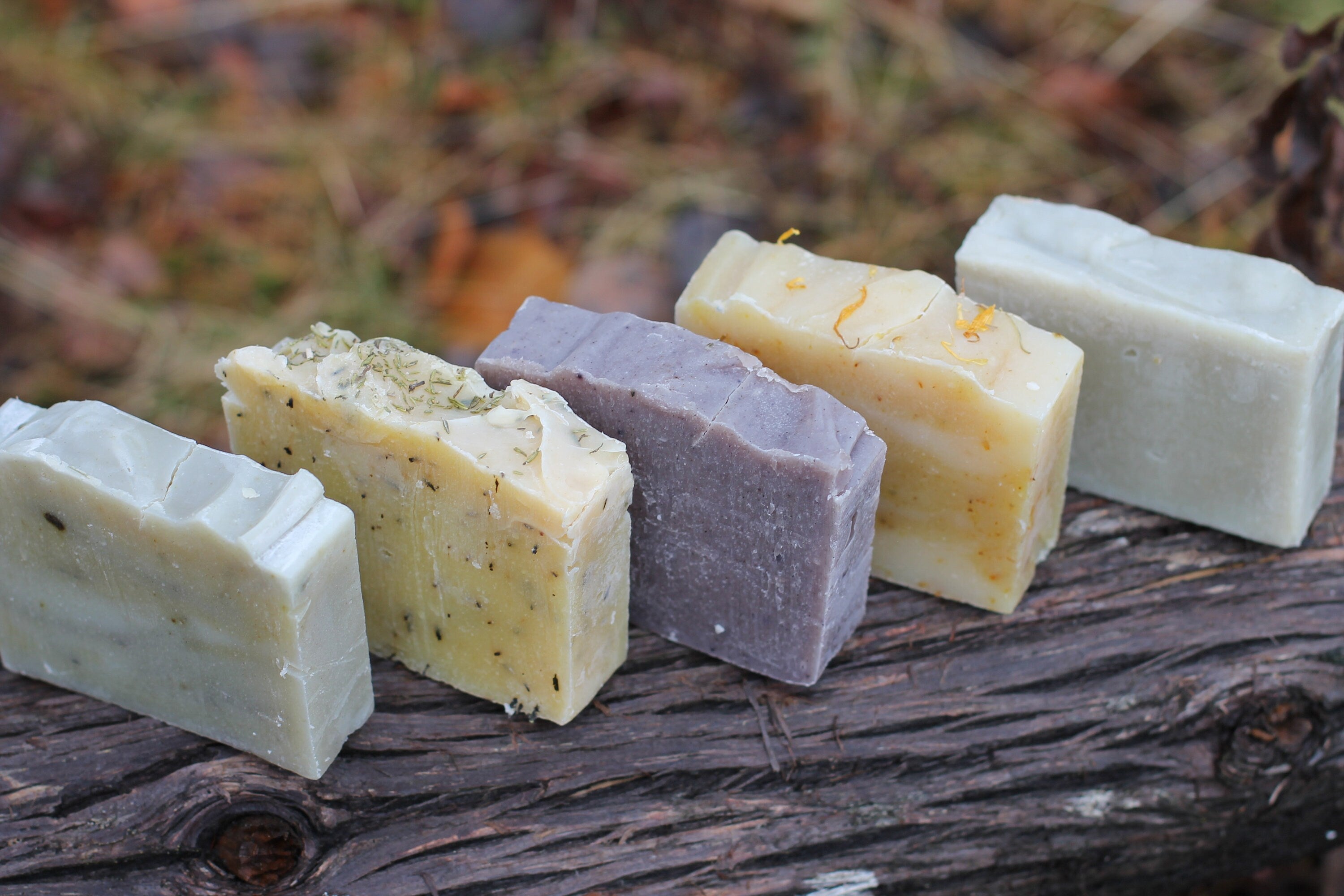 Belle Savon Vermont Artisan Soap Gift Set in VT Wooden Box