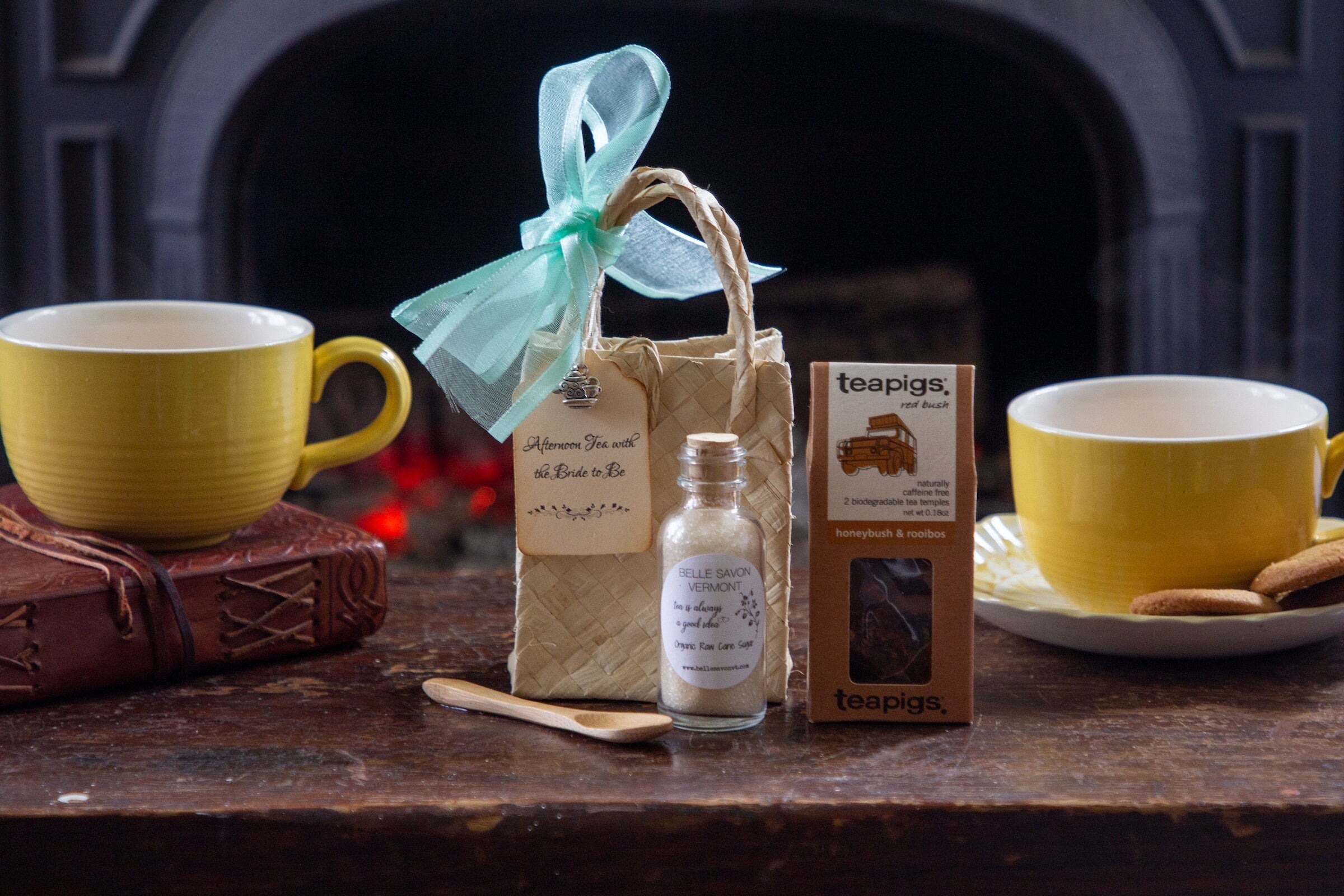 Tea Party Favor with Charm - Tea Party Bridal Shower-Tea Party Baby Shower - Afternoon Tea- Shower-Baby Shower-Belle Savon Vermont by Belle Savon Vermont