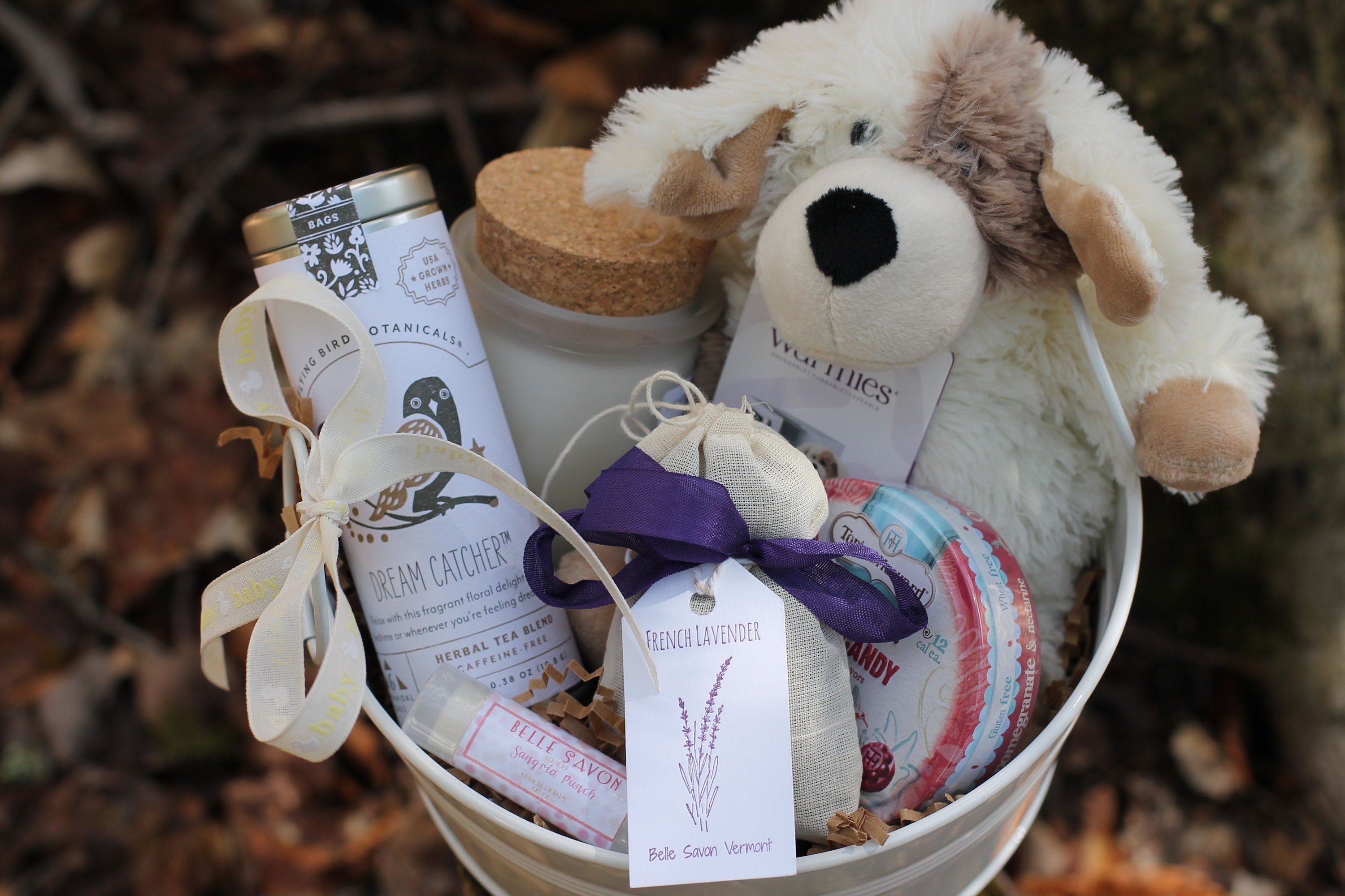 New Baby, New Mom, Mommy to Be gift Set-Large-Customizable-Vermont Gift by Belle Savon Vermont