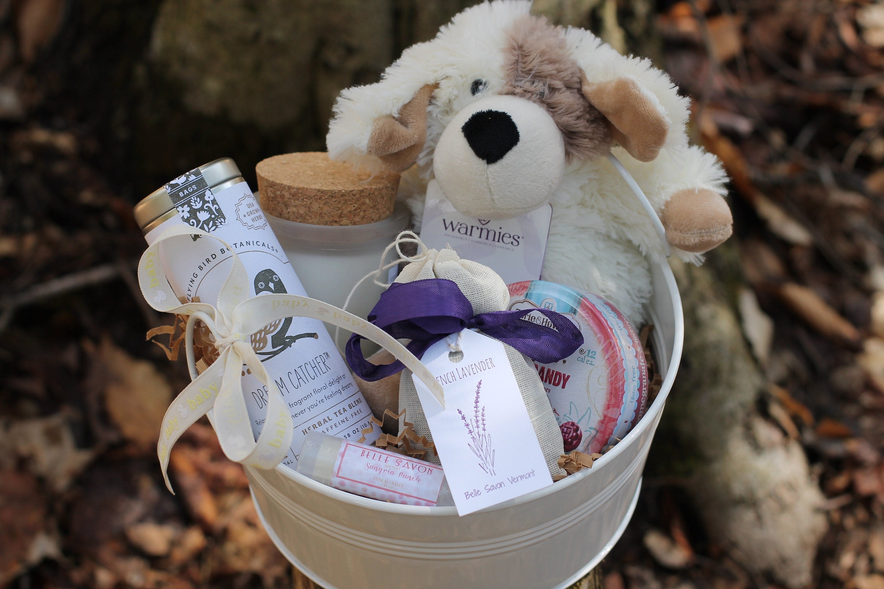 New Baby, New Mom, Mommy to Be gift Set-Large-Customizable-Vermont Gift by Belle Savon Vermont