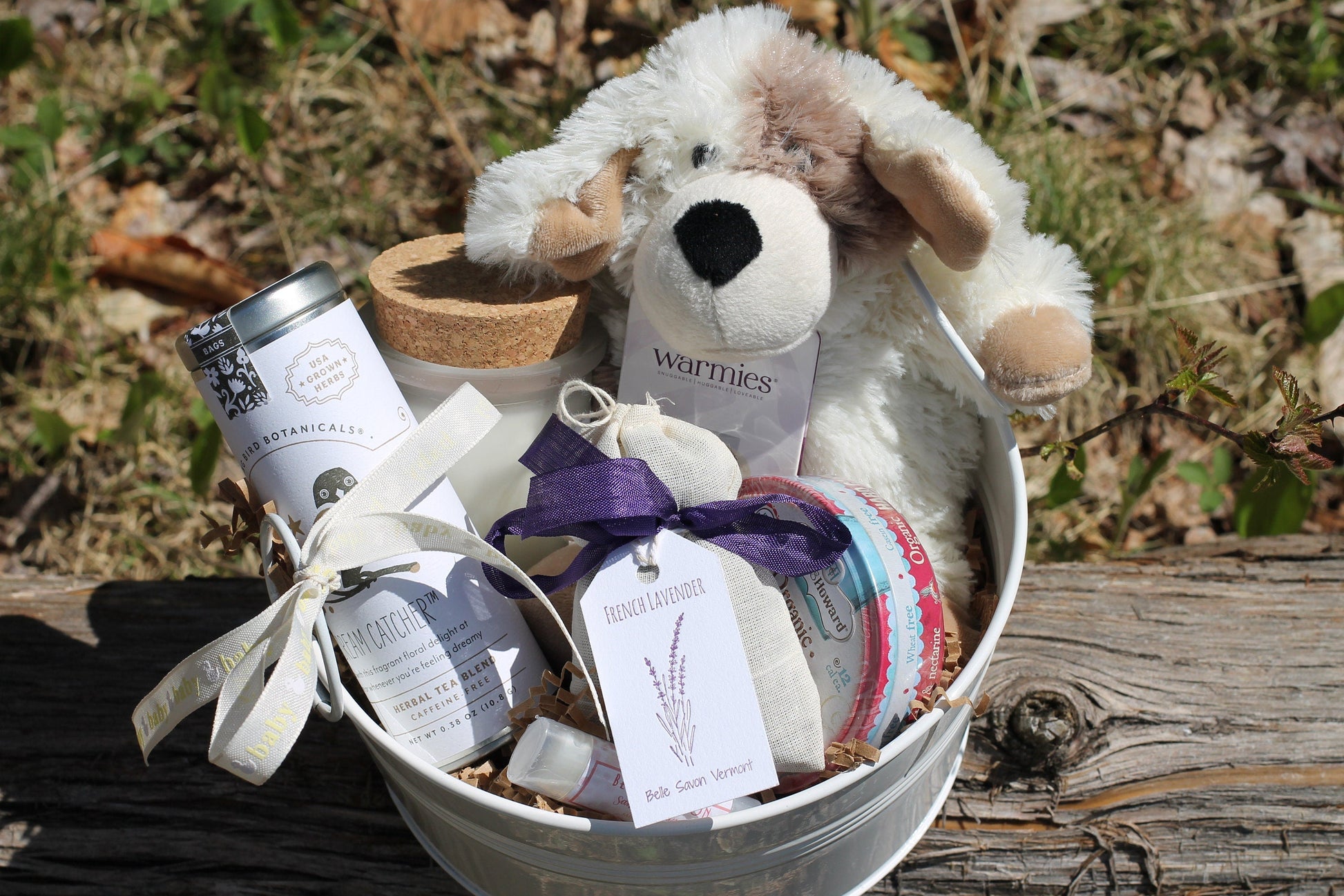 New Baby, New Mom, Mommy to Be gift Set-Large-Customizable-Vermont Gift by Belle Savon Vermont