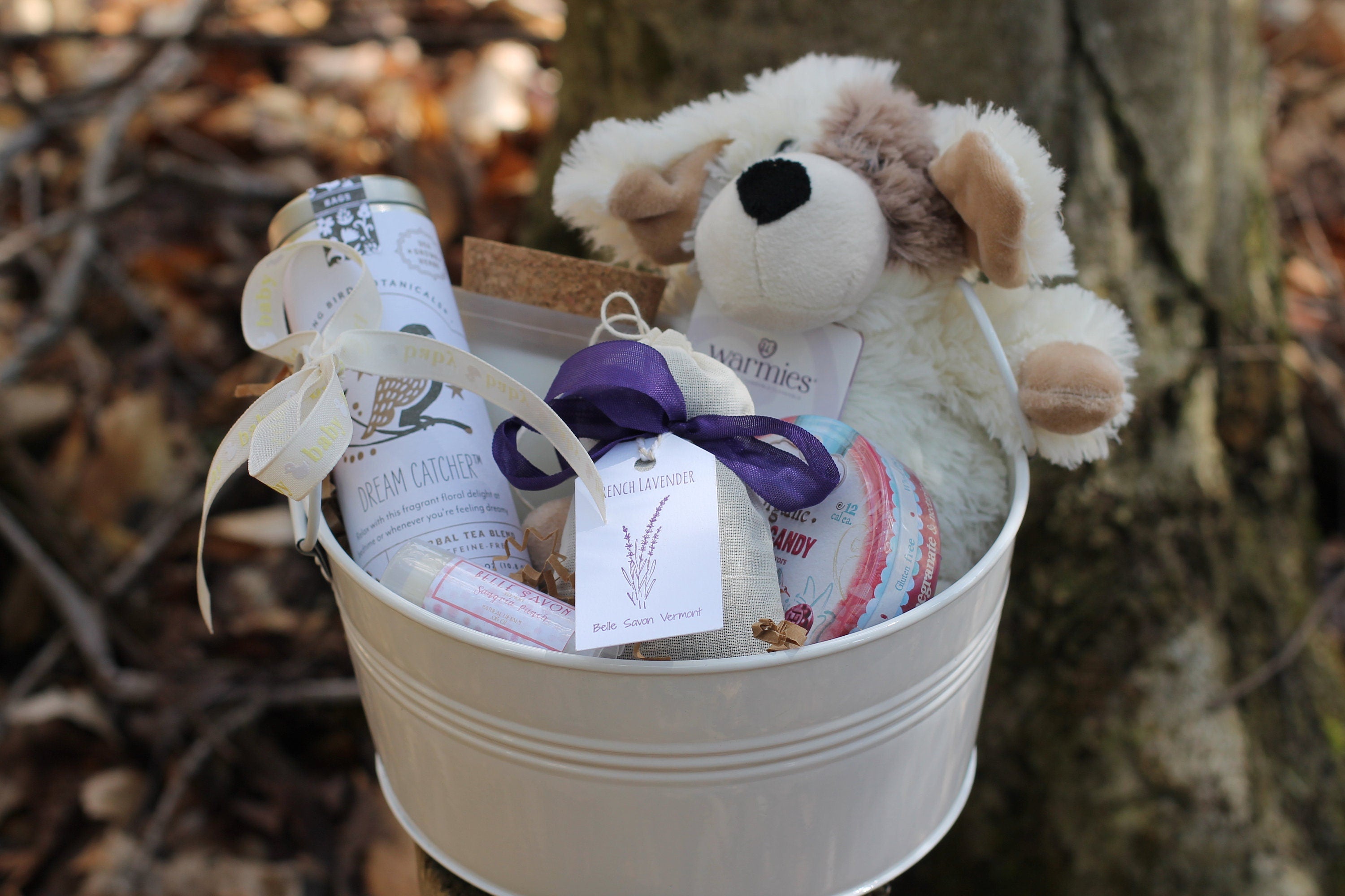 New Baby, New Mom, Mommy to Be gift Set-Large-Customizable-Vermont Gift by Belle Savon Vermont