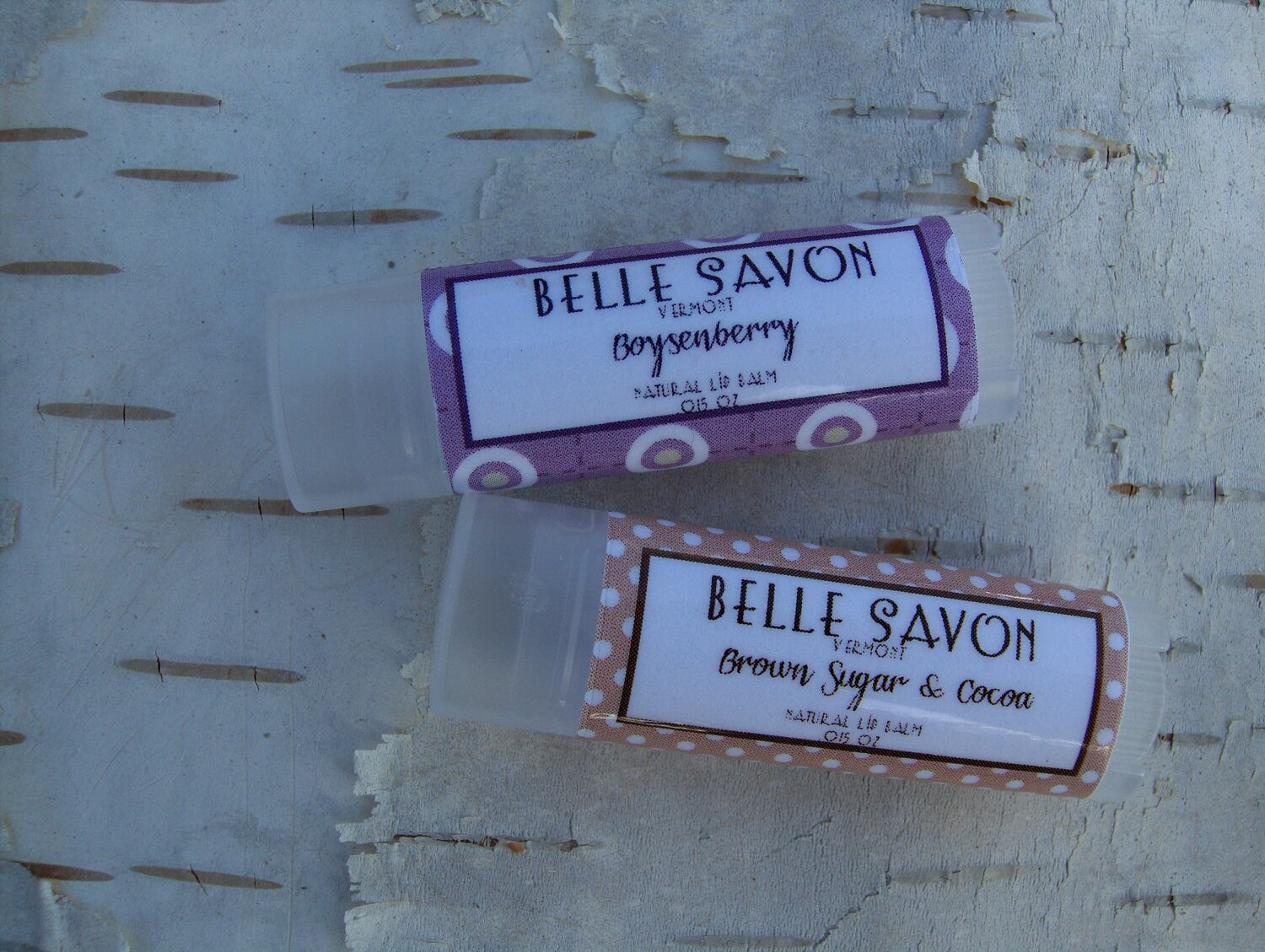 All Natural Lip Balm- Favors or Gifts by Belle Savon Vermont