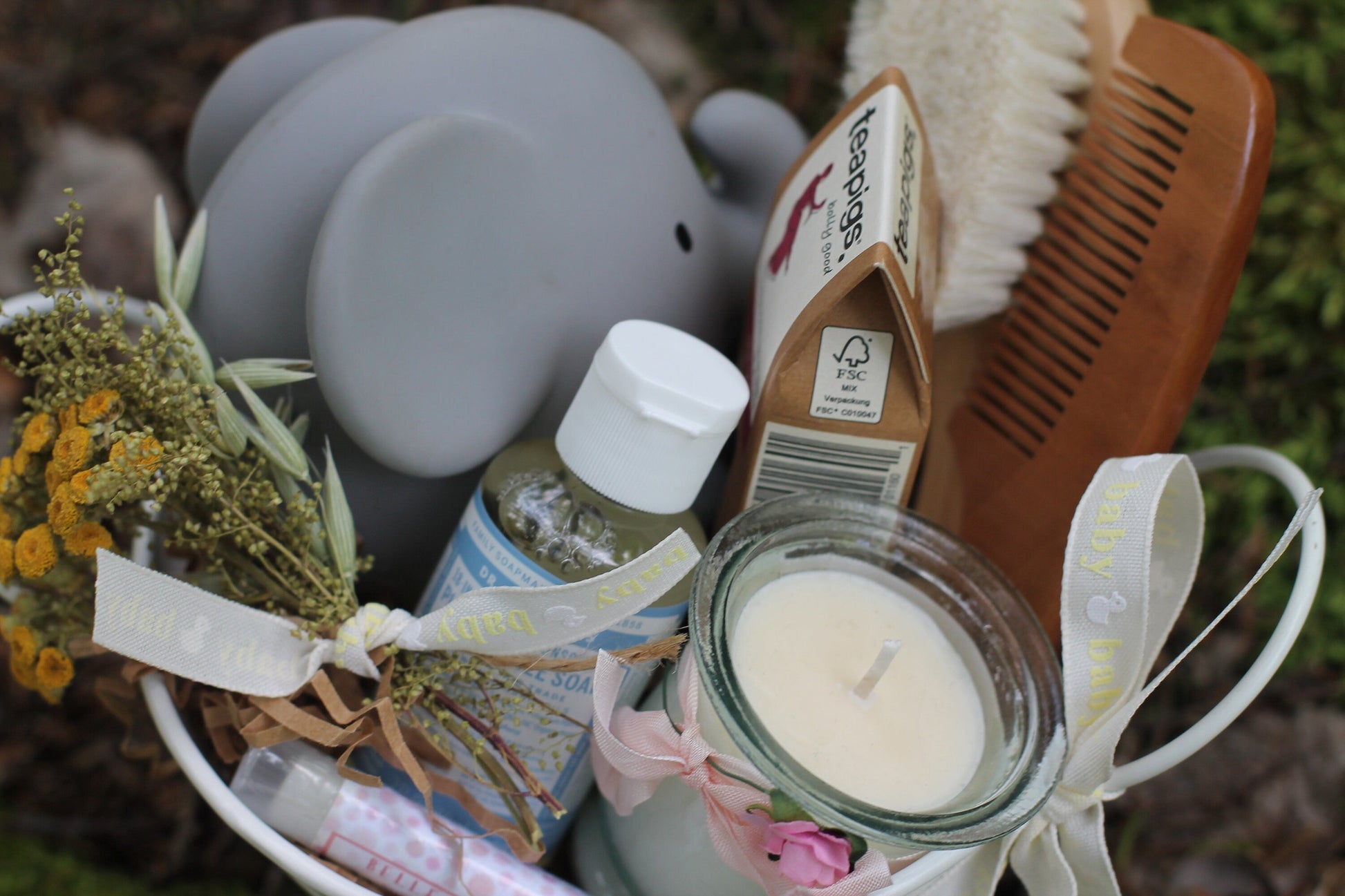 Baby Shower, Favor, Welcome Baby, Mommy to Be, New Mom Care Gift Set-Small Set -Customizable-Vermont Gift by Belle Savon Vermont