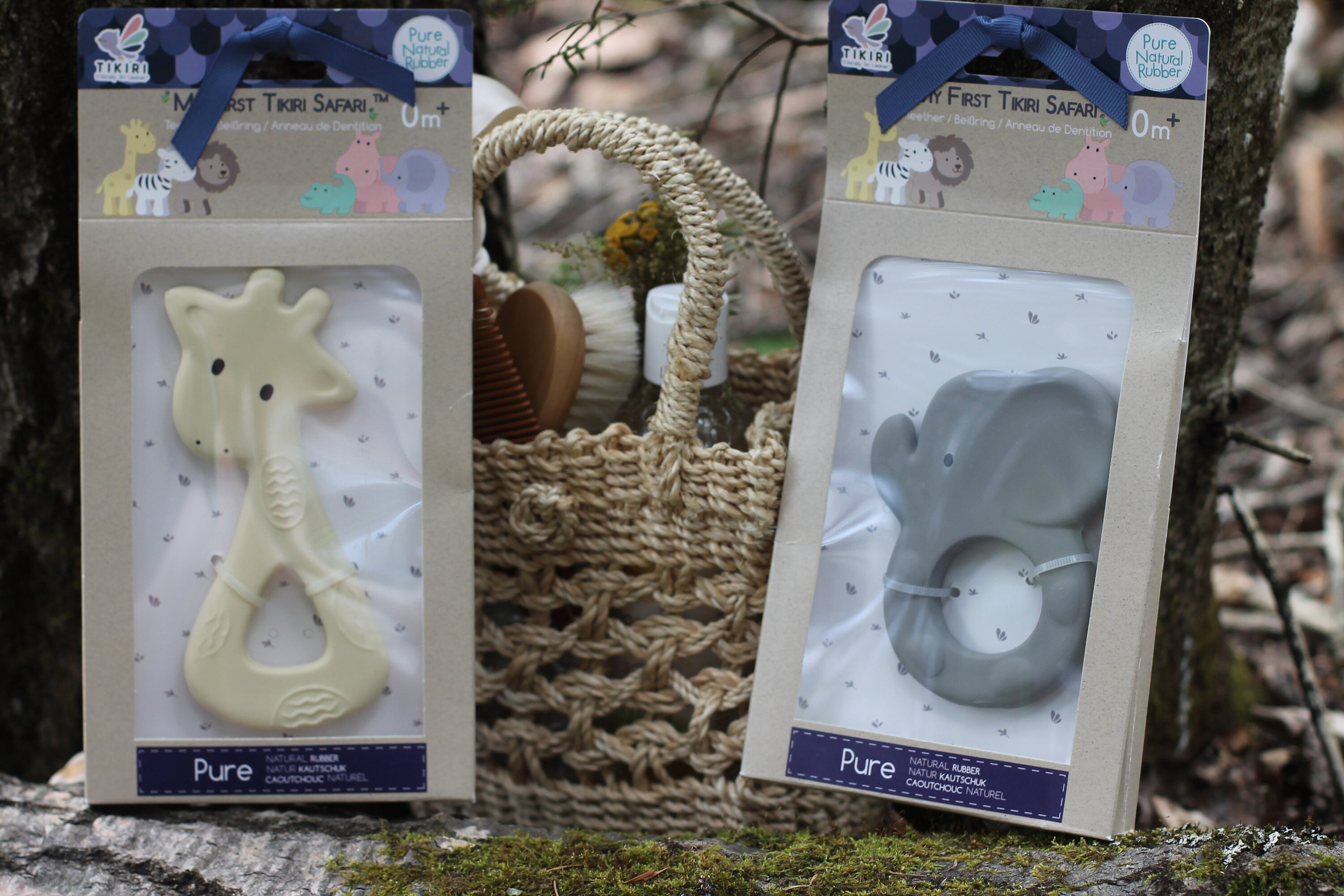 Baby Shower Woven Gift Bag, Welcome Baby, Newborn Baby Gift Set -Customizable-Vermont Gift by Belle Savon Vermont