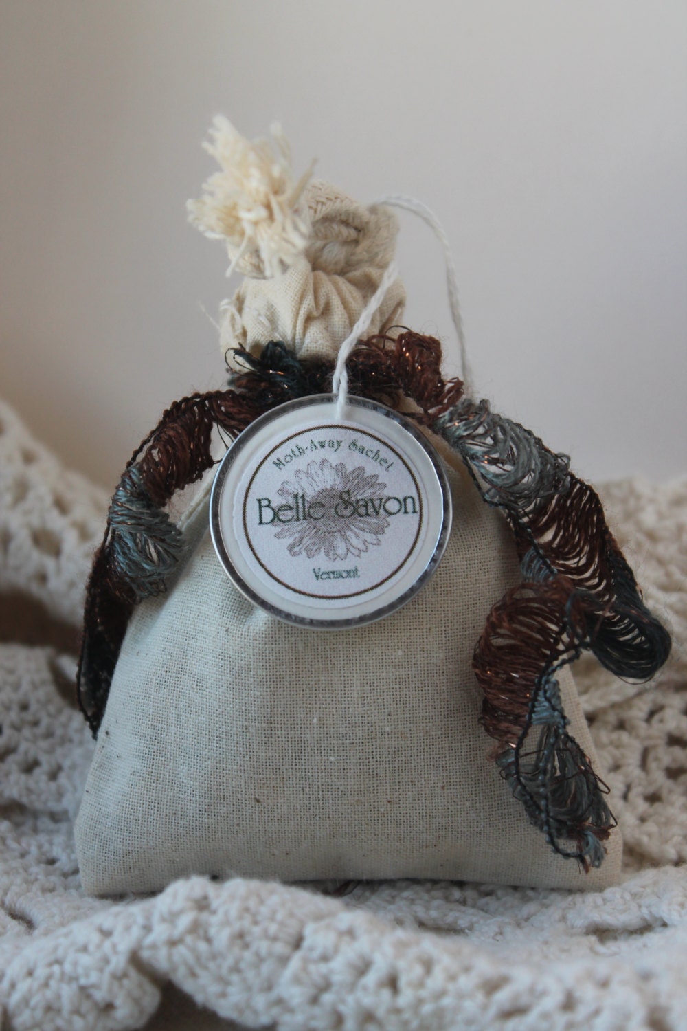 Moth Away Sachets Filled with Natural and Organic Herbs and Spices-Single Sachet-Favors-Gifts-Home Care by Belle Savon Vermont