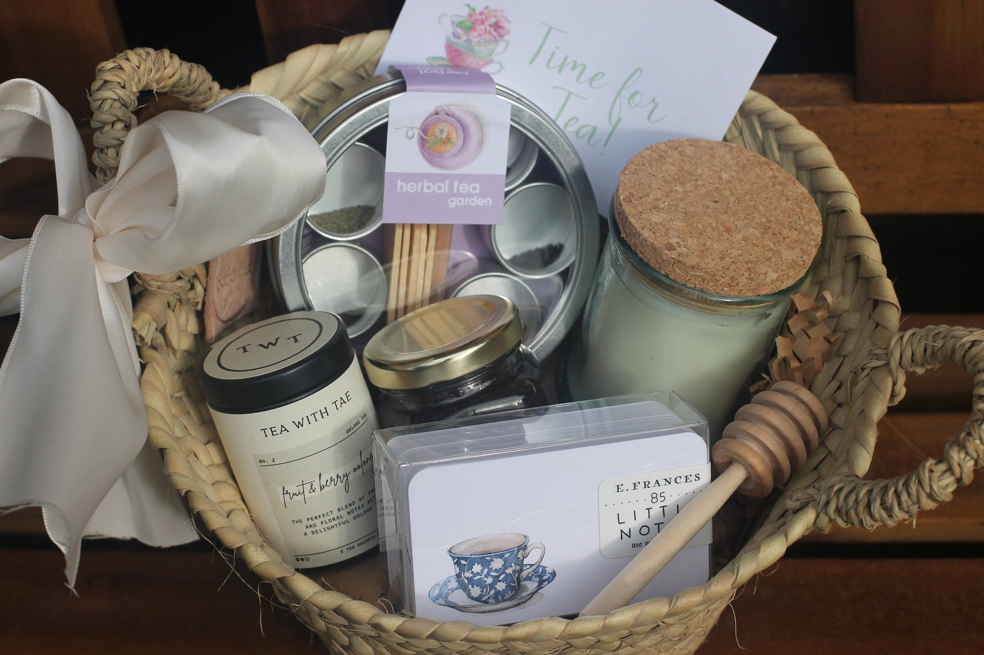 Time for Tea, Tea Party, Tea Gift, Afternoon Tea, Wedding, Hostess Gift Set by Belle Savon Vermont