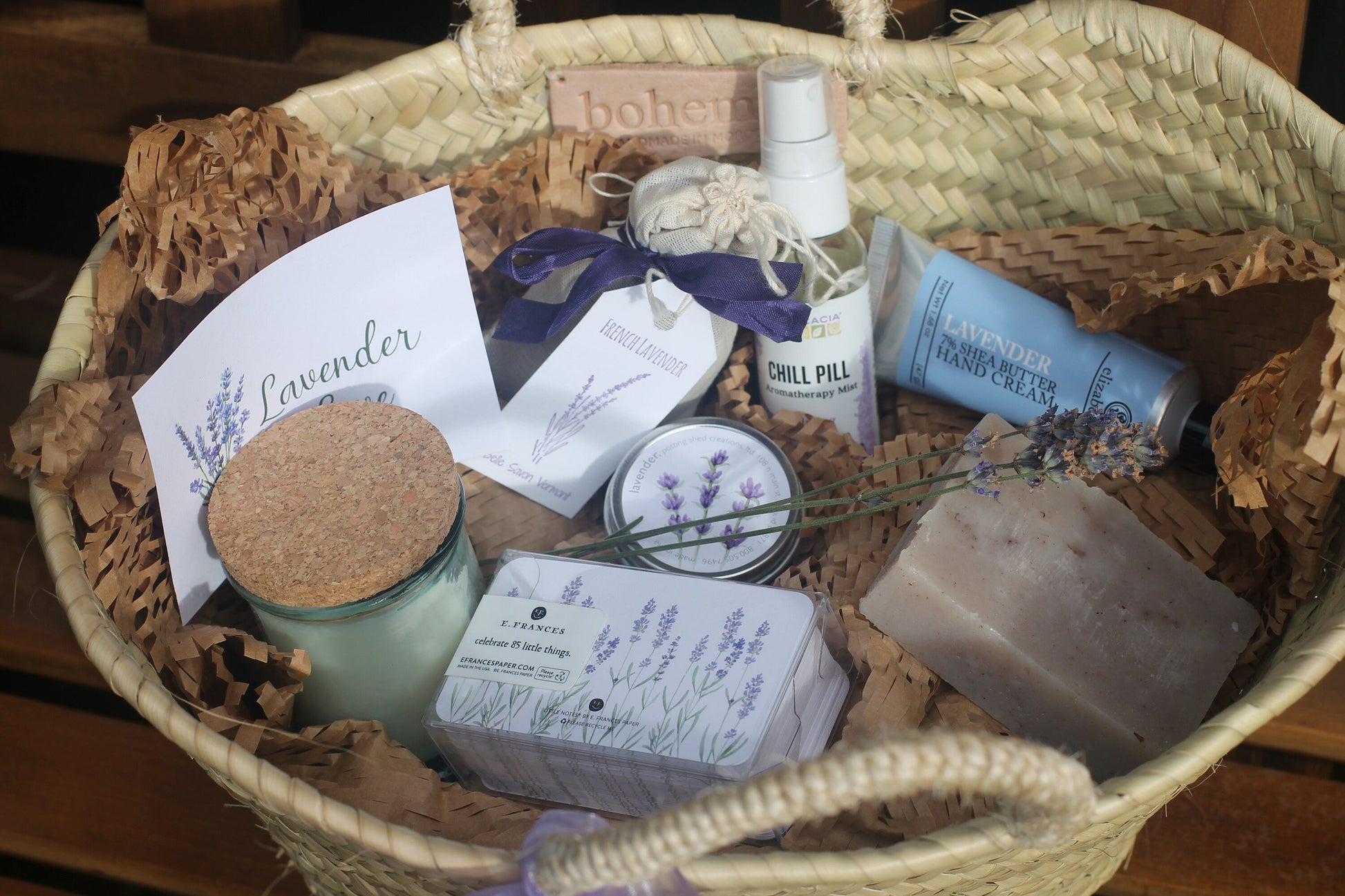 Lavender Love, More Lavender Love, Lavender Gift Basket, For The Love of Lavender, Self Care, Hygge, Spa by Belle Savon Vermont
