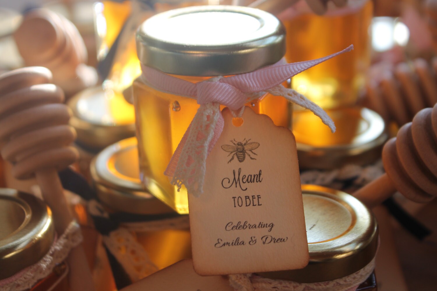 Mini Honey Favor- VT Honey-Vermont Honey Favor Gift by Belle Savon Vermont