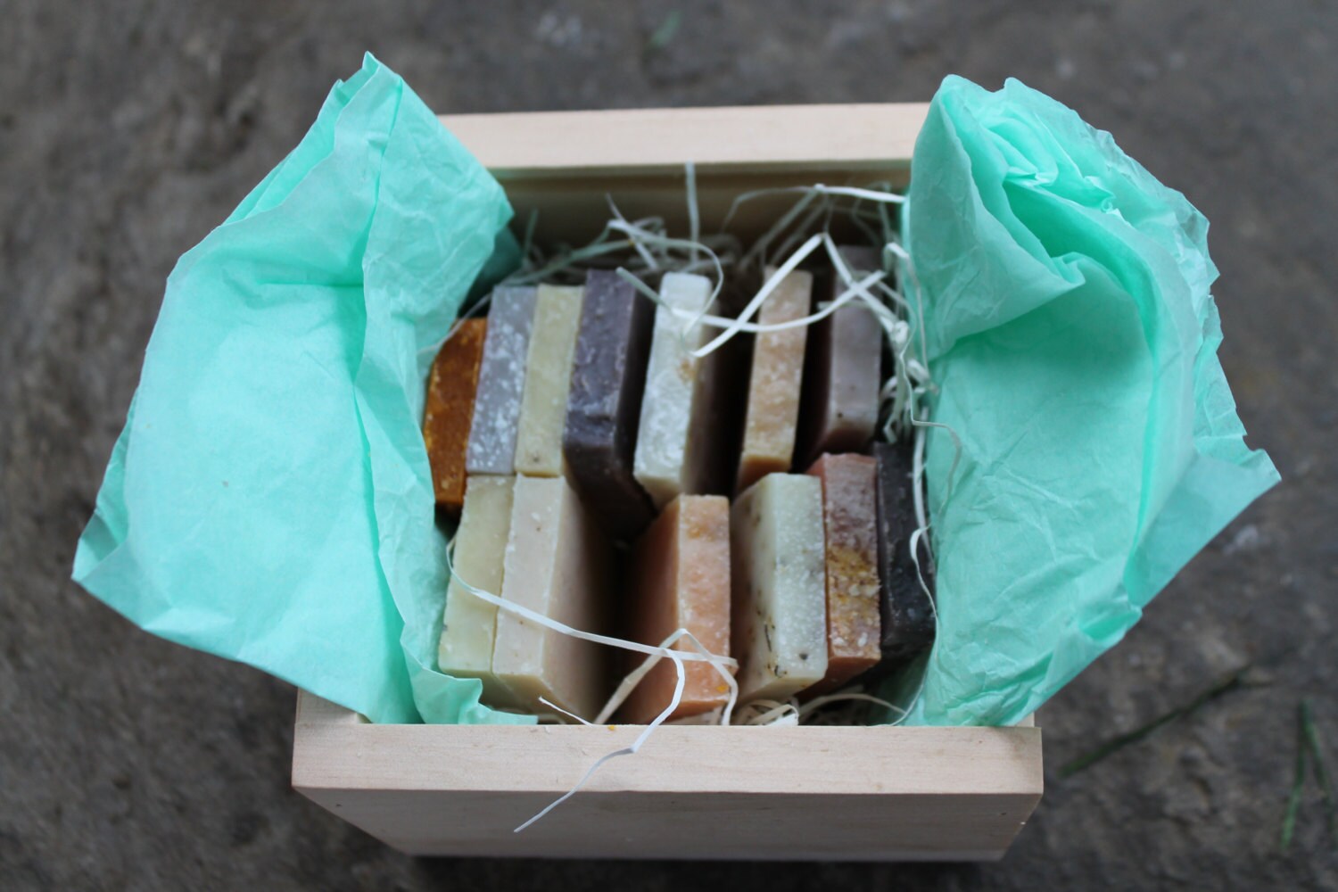 Belle Savon Vermont Artisan Soap Gift Set in VT Wooden Box by Belle Savon Vermont