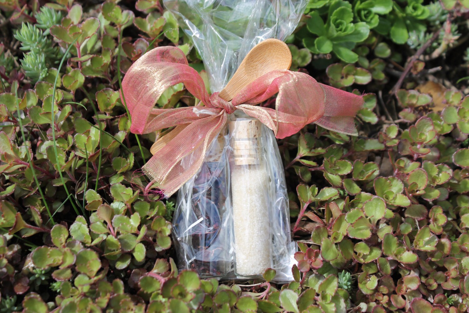 Tea Party Favor-Organic Tea and Sugar or Honey with Spoon Mini Set Favor-Belle Savon Vermont by Belle Savon Vermont