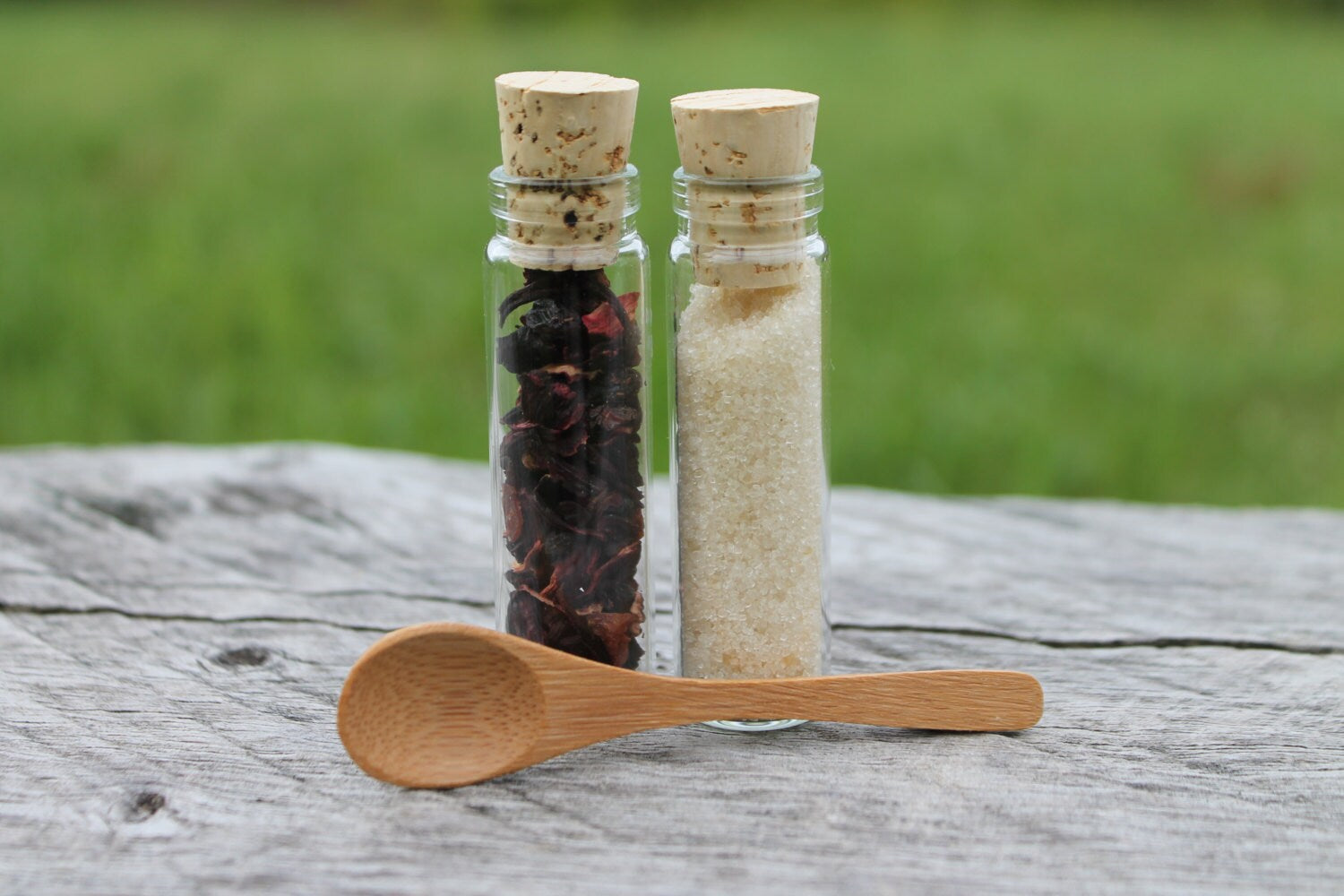 Tea Party Favor-Organic Tea and Sugar or Honey with Spoon Mini Set Favor-Belle Savon Vermont by Belle Savon Vermont