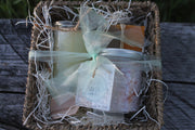 Seagrass Basket Deluxe Gift Set-Spa Set-Bridesmaid Gift-Maid of Honor-Mother of the Bride Gift -Belle Savon Vermont by Belle Savon Vermont
