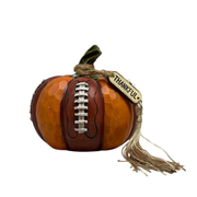 Football Harvest Pumpkin - Thankful
