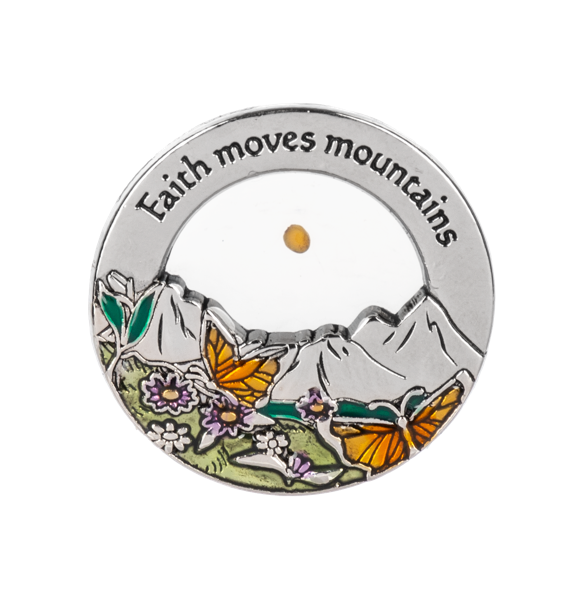 Faith Moves Mountains Charm - A Symbol of Empowering Belief