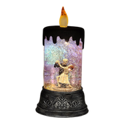 Spooky Skeleton Dance Waterglobe Candle