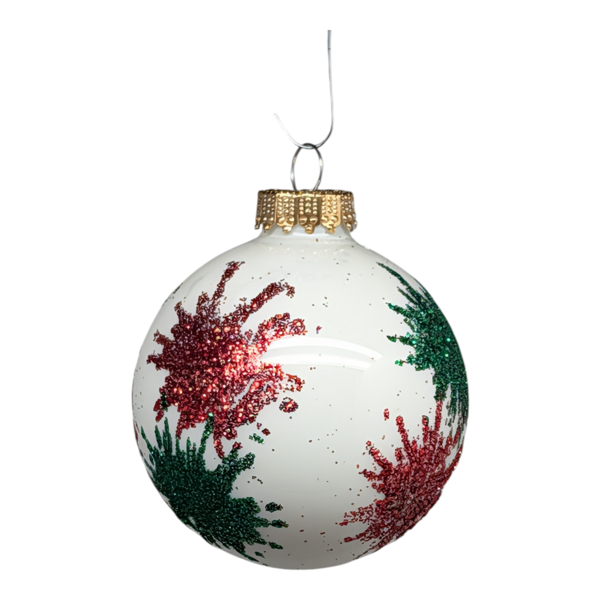 Krebs Value Glass Ornament 4 pack - Paint Splatter